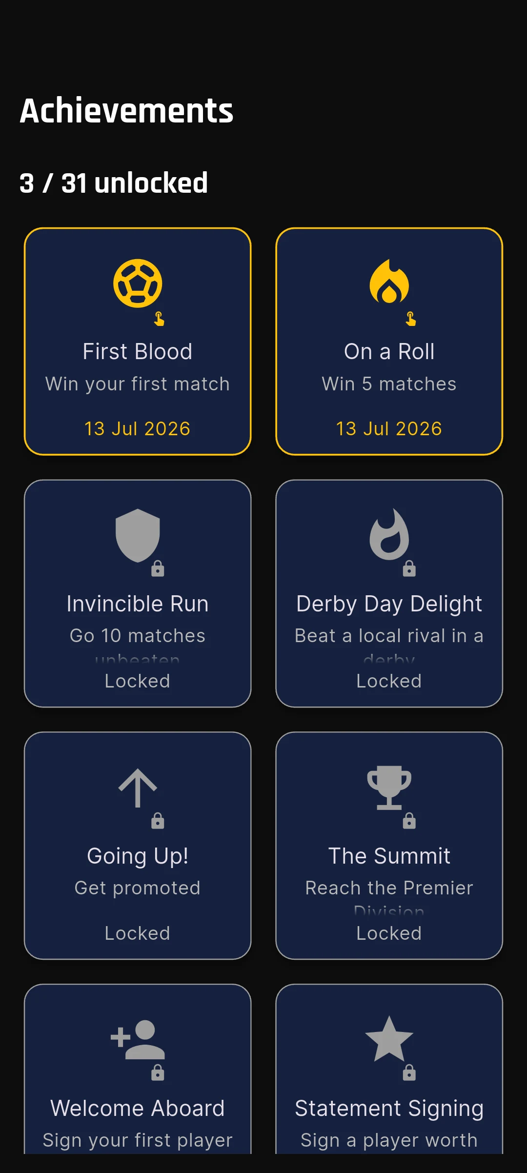 Football Director screenshot